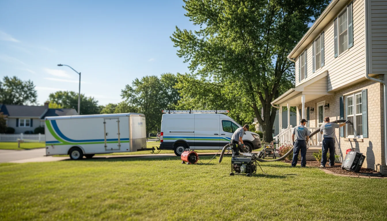 Flooded Basement Restoration And Cleanup With Repair in Fertile, IA near me